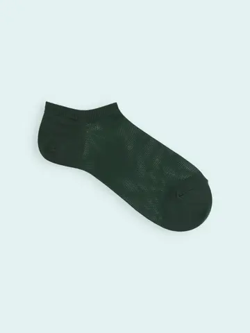 【3足1,386円】メンズ メッシュ無地スニーカー用ソックス