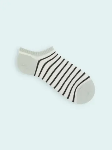 【3足1,386円】メンズ ブークレーボーダースニーカー用ソックス