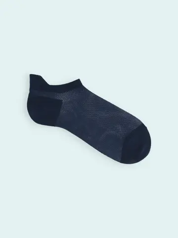 【靴下屋fam】メンズ メッシュアキレスガードスニーカー丈ソックス