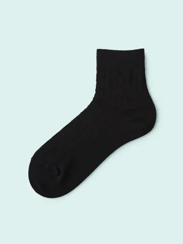 【3足1,386円】メンズ リンクスブロックショートソックス