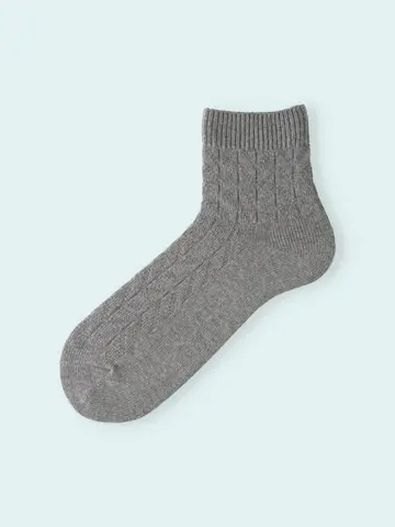 【3足1,386円】メンズ リンクスヘリンボンショートソックス