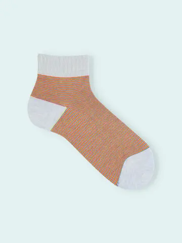 【3足1,386円】メンズ マルチピンボーダーショートソックス