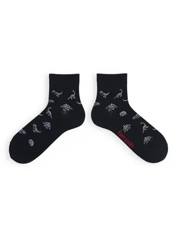 【3足1,485円】メンズ 化石恐竜ショートソックス