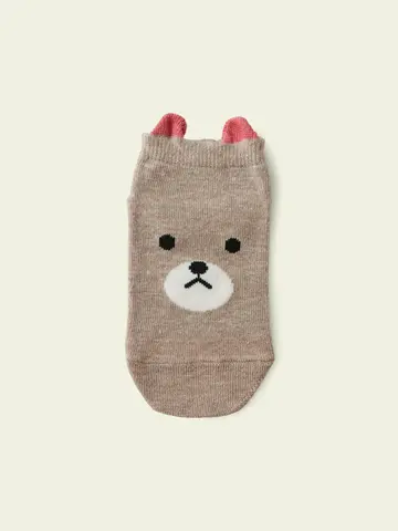 【3足¥1,000】キッズ くまスニーカー用ソックス