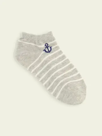 【3足1,386円】キッズ イカリボーダースニーカー用ソックス