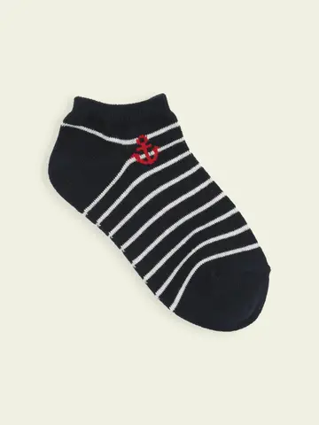 【3足1,386円】キッズ イカリボーダースニーカー用ソックス