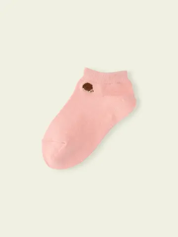 【3足1,386円】キッズ いろいろ刺繍スニーカー用ソックス