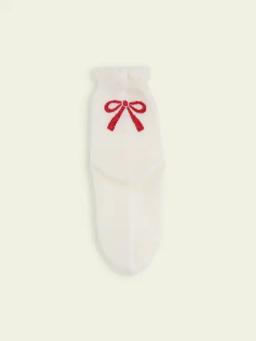【3足1,386円】キッズ フリルりぼんショートソックス
