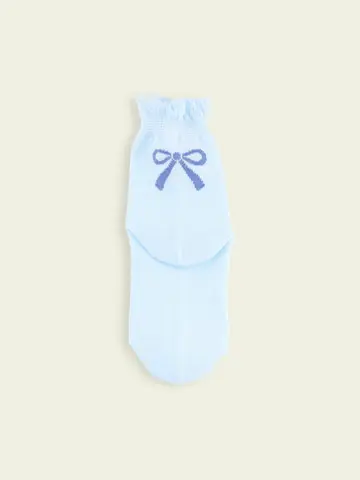 【3足1,386円】キッズ フリルりぼんショートソックス