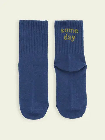 【靴下屋fam】キッズ アメリブロゴショートソックス