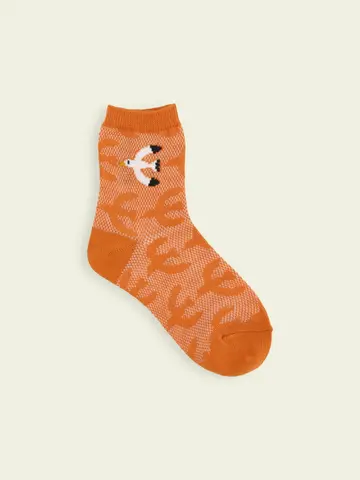 【3足1,386円】キッズ メッシュ海のシルエットショートソックス