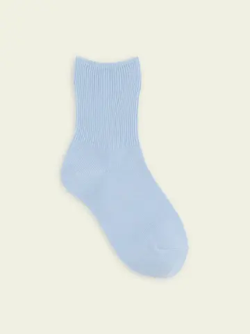【3足1,386円】キッズ ゴム口ゆったりリブベタショートソックス