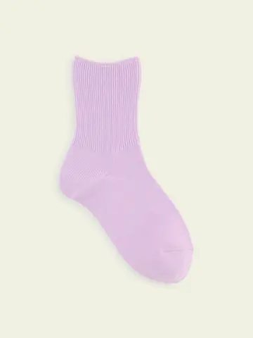 【3足1,386円】キッズ ゴム口ゆったりリブベタショートソックス