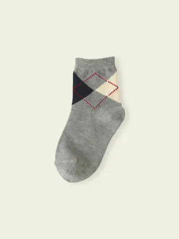 【3足1,386円】キッズ 2個ダイヤショートソックス