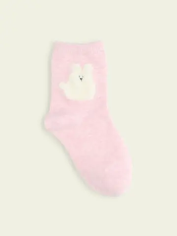 【3足1,386円】キッズ もふもふ動物ショートソックス