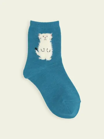 【3足1,386円】キッズ もふもふ動物ショートソックス