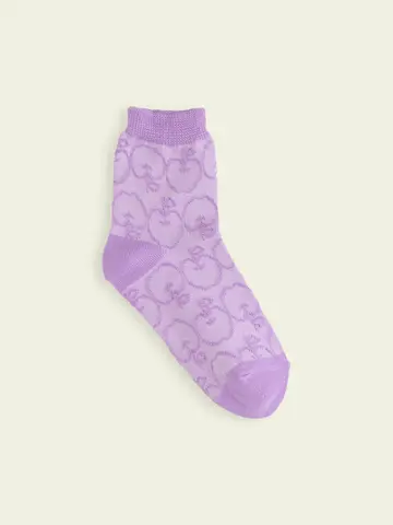 【3足1,386円】キッズ りんごフロートショートソックス