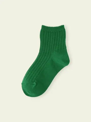 【3足1,386円】キッズ 太リブショートソックス
