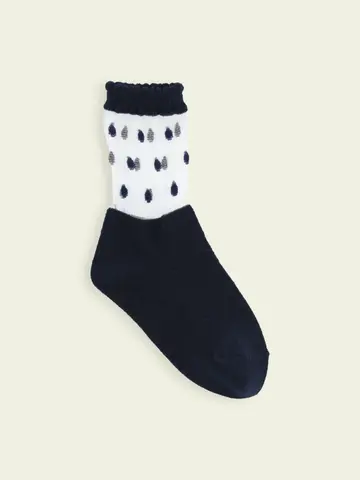 【3足1,386円】キッズ チュールドットショートソックス