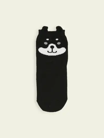 【3足1,386円】キッズ 耳付きわんこショートソックス