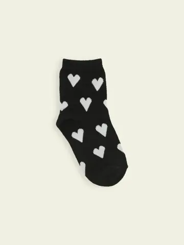 【3足1,386円】キッズ ハート柄ショートソックス 