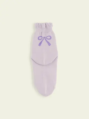 【3足1,386円】キッズ フリルりぼんショートソックス