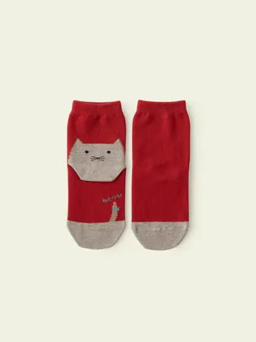 【3足1,386円】キッズ かかとねこソックス