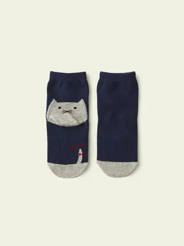 【3足1,386円】キッズ かかとねこソックス