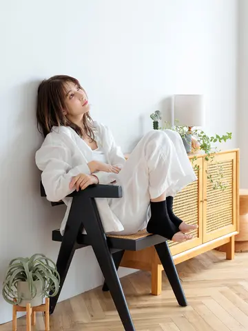 【温脚Labo】光電子×ウール かかとウォーマー