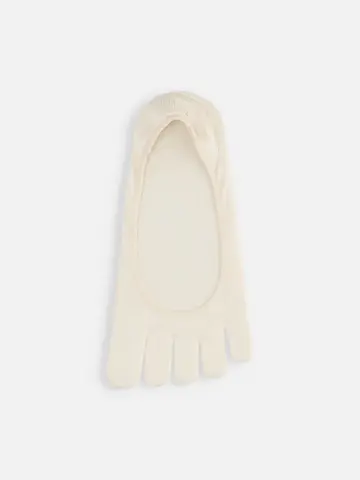 【絹肌Labo】シルクの五本指カバーソックス(24.0～26.0cm)