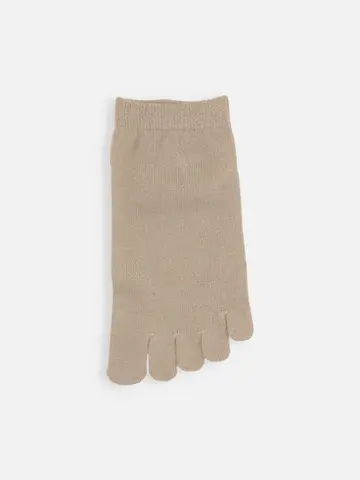 【絹肌Labo】シルクレーヨン五本指ショートソックス