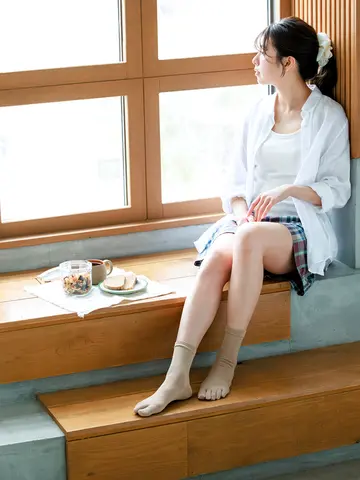 【絹肌Labo】シルクの五本指ソックス