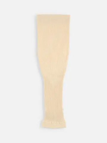 【美脚Labo】綿着圧トゥレスハイソックス