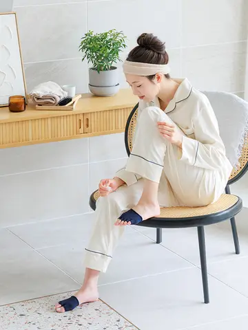 【絹肌Labo】シルクのフィンガーレスつま先五本指ソックス