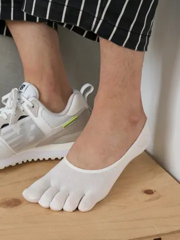 【Tabio MEN】デオドラント五本指カバーソックス