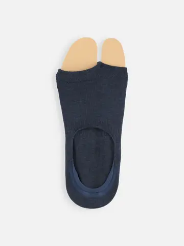 【Tabio MEN】機能性綿混オープントゥ―足袋型カバーソックス