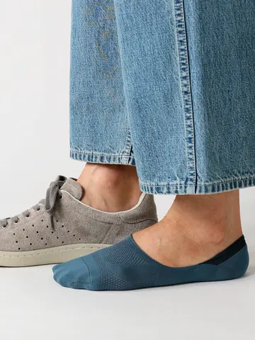 【Tabio MEN】GOODFOOT/COOL MESH 脱げにくいカバーソックス