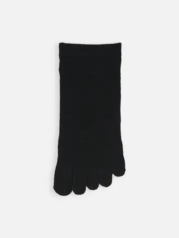 【Tabio MEN】綿麻５本指スニーカー丈ソックス