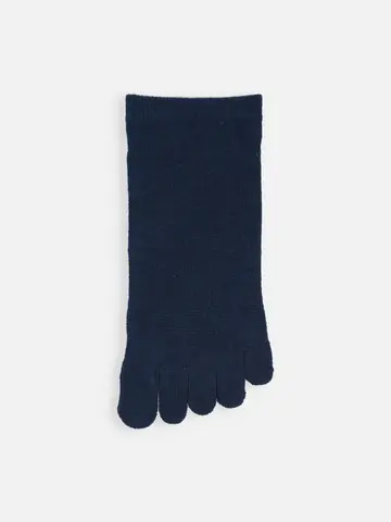 【Tabio MEN】綿麻５本指スニーカー丈ソックス