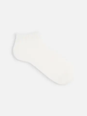 【Tabio MEN】綿麻ベタスニーカー丈ソックス