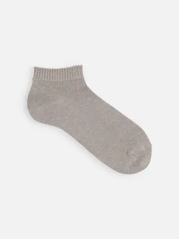 【Tabio MEN】綿麻ベタスニーカー丈ソックス