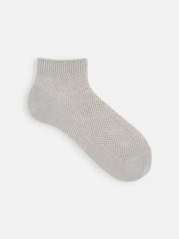 【Tabio MEN】綿麻メッシュスニーカー丈ソックス
