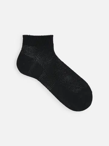 【Tabio MEN】綿麻メッシュスニーカー丈ソックス