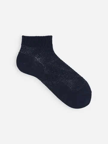 【Tabio MEN】綿麻メッシュスニーカー丈ソックス