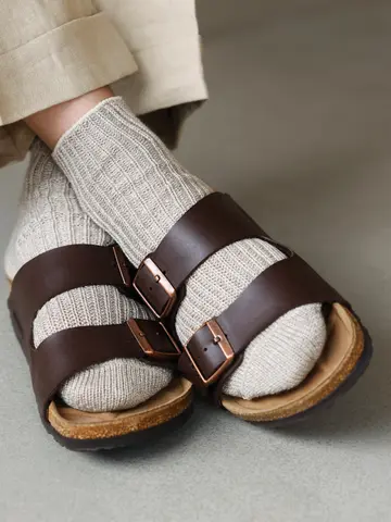 【Tabio MEN】ピュアリネン 本気の麻ちょい長スニーカー丈ソックス