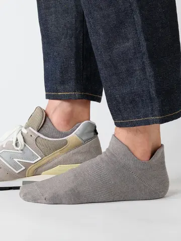 【Tabio MEN】ダブルガードスニーカー丈ソックス