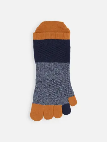 【Tabio MEN】ガード付きメッシュ切替五本指スニーカー丈ソックス