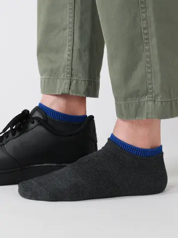 【Tabio MEN】定番/サポート入り2枚重ねスニーカー丈ソックス(25.0～27.0cm)