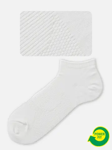 【Tabio MEN】【定番】パワーフィットスニーカー丈ソックス