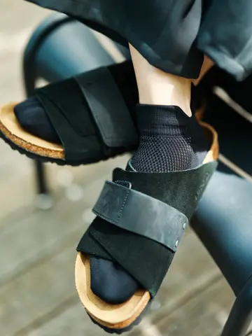 【Tabio MEN】DRYメッシュダブルガードスニーカー丈ソックス